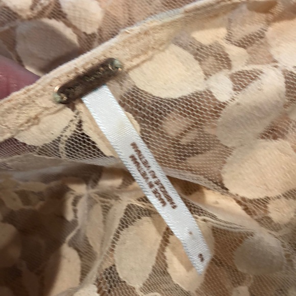 Free people peach lace fit flare dress - Picture 8 of 9